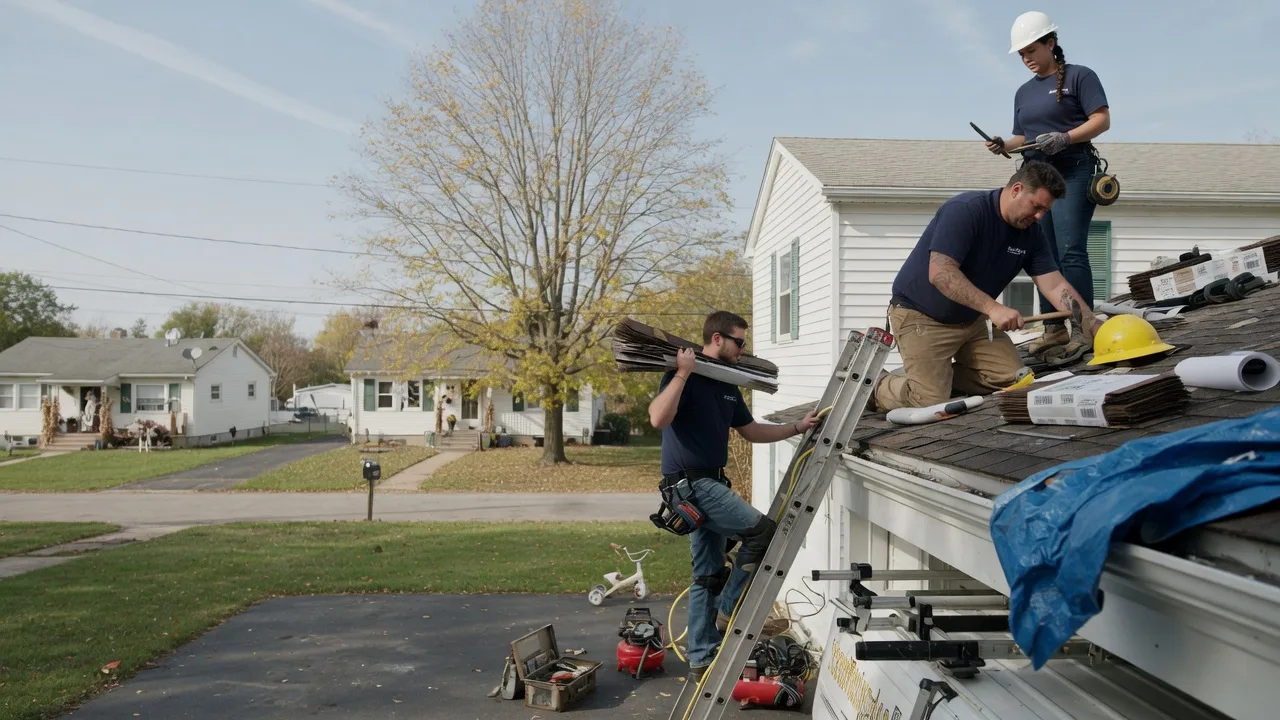 Local Roofing Contractors in Franklin, IL near me